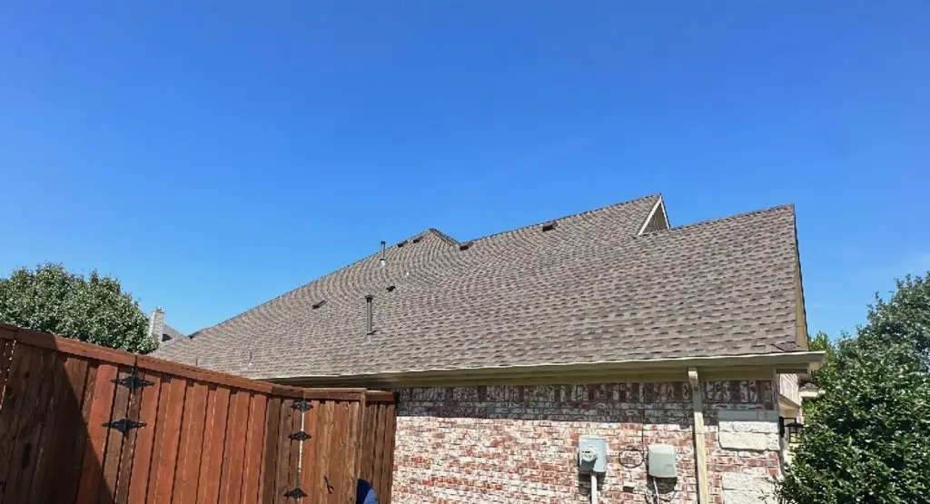 Completed roof replacement project in Castle Rock